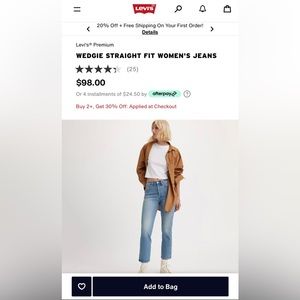 Levi’s - Wedgie Straight Fit